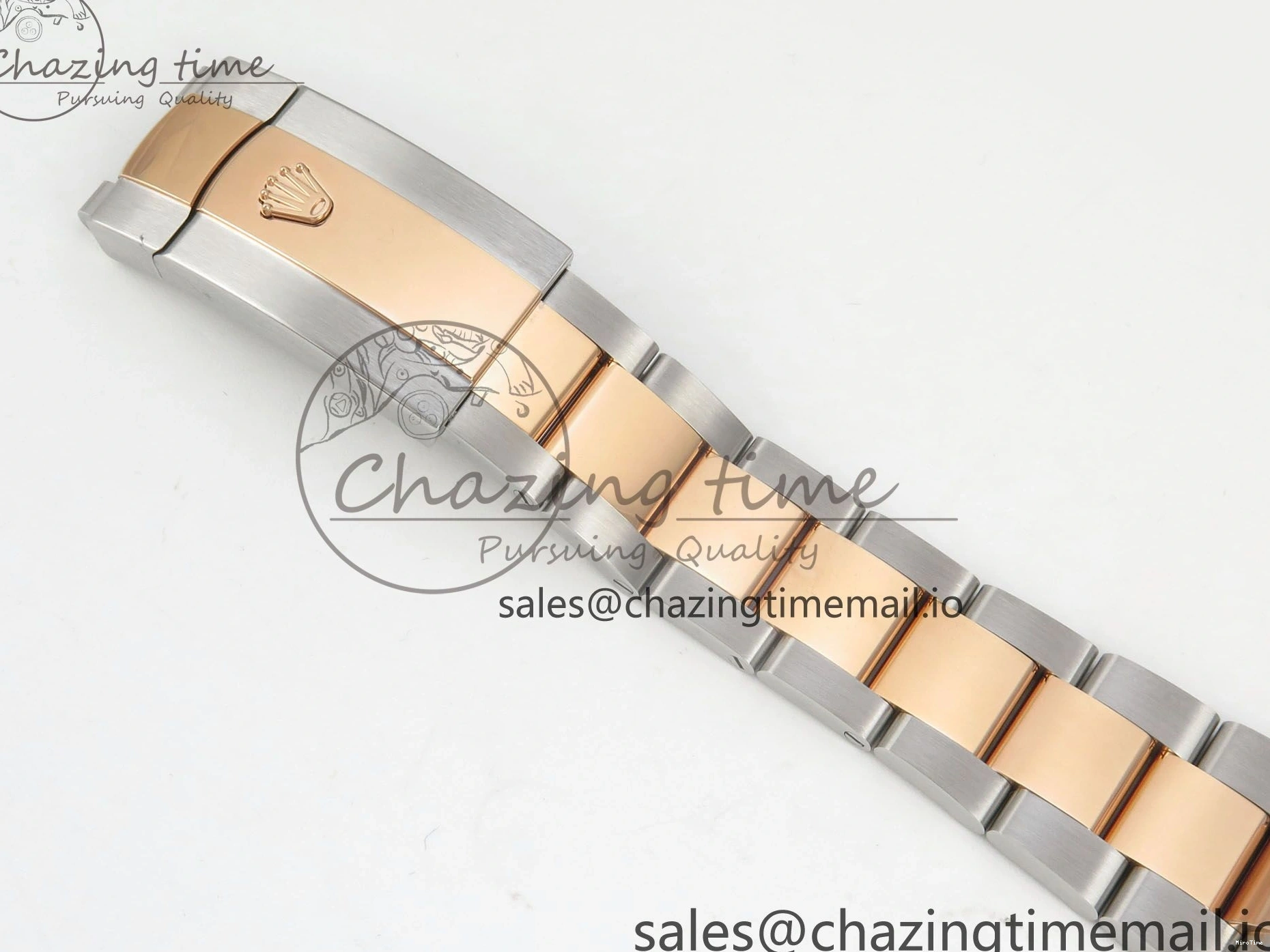 MiroTime 0426 FastDry DateJust 36 SS RG ARF 1:1 Best Edition 904L Steel White MOP Diamonds Dial on Oyster Bracelet SH 57